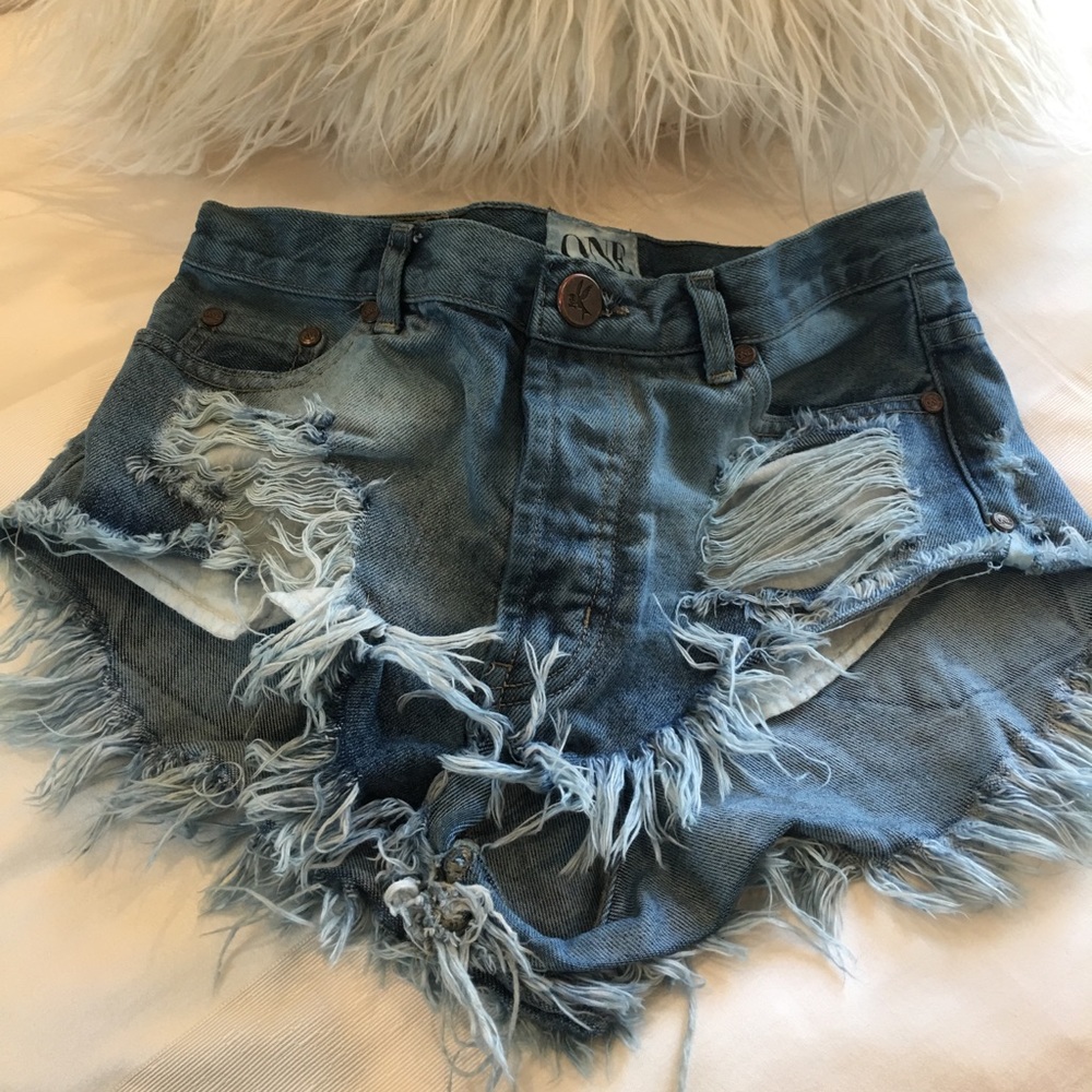 One Teaspoon Denim Cut-Off Rollers
